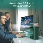 Extonic ET-C702 3-in-1 Air Cooling USB Fan with Mist Humidifier and LED Light