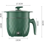 Non-Stick Electric Rice Cooker MC06-1 2 Litre with Removable Non-Stick Pot