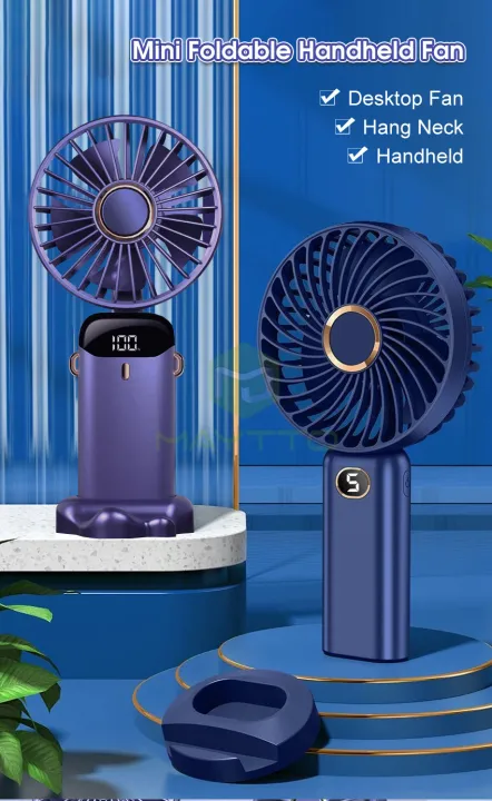Rechargeable fan LED Display
