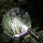 Rechargeable LED Flashlight D1081 with Digital Display and Power Bank