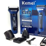 Kemei KM-6330 3-in-1 Hair Shaving Machine Grooming Kit with Hair Clipper, Electric Shaver, Nose Trimmer, Rechargeable Grooming Kit